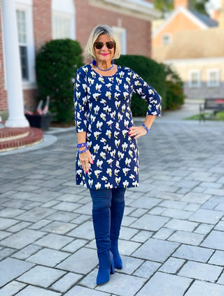 LULU-B NAVY DREAMING DRESS