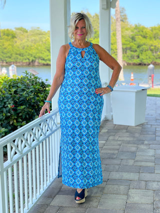 BAHAMA BLUE TURTLE KEYHOLE MAXI