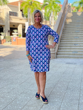 PINEAPPLE VACA SLEEVE DRESS