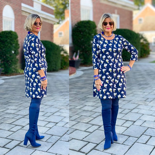 LULU-B NAVY DREAMING DRESS