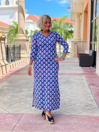 PINEAPPLE VACA ELBOW MAXI