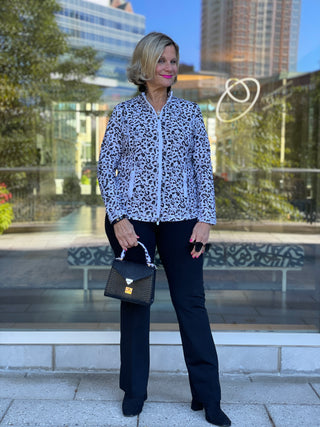 SNOW LEOPARD FULL ZIPPER - Cathys Place
