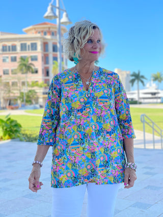 ISLAND GETAWAY TUNIC - Cathys Place