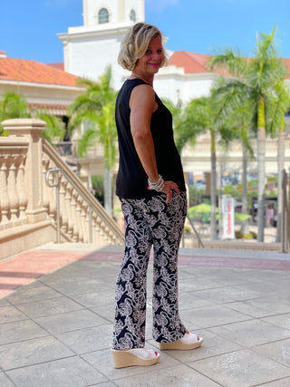 NAUTICAL LANE PALLAZZO PANT - Cathys Place