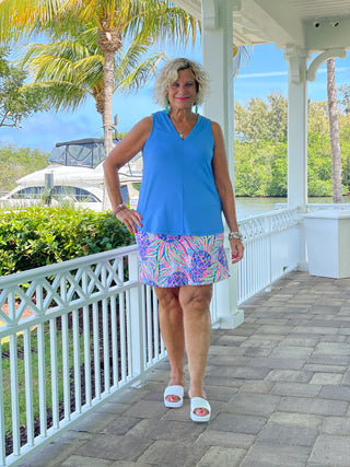 PINK PINEAPPLE SKORT