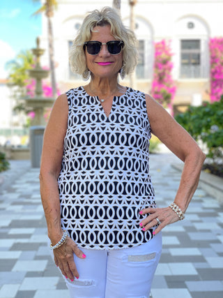 SANDBAR SLEEVELESS V NECK - Cathys Place
