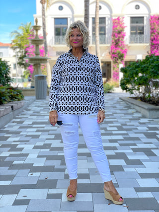 SANDBAR ZIPPER TOP