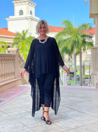 BLACK SPLASH TUNIC