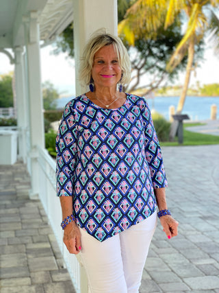 PINEAPPLE VACA ASYMMETRIC TOP