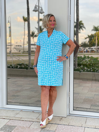 OCEAN MILE SHORT SLEEVE DRESS
