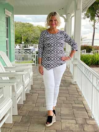 NAPLES DAYS ASYMMETRIC TOP