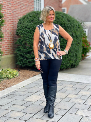 The Sweater Tank Leopard