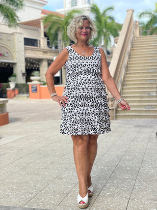 SANDBAR LAYERED RUFFLE DRESS - Cathys Place