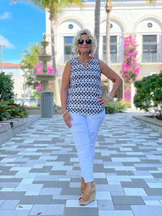 SANDBAR SLEEVELESS V NECK - Cathys Place