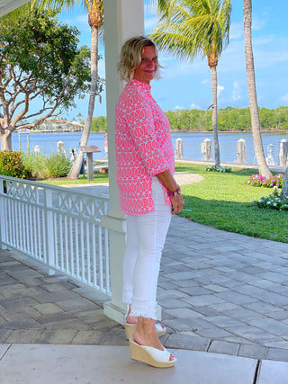 CANDY PINK TUNIC - Cathys Place