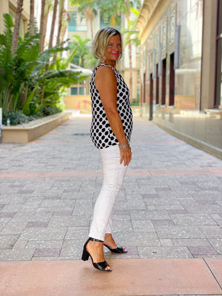 TINSLEY  KEYHOLE TOP