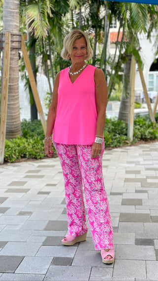 PINK LANE PALAZZO PANT