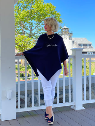 BOARDWALK BEACH PONCHO - Cathys Place