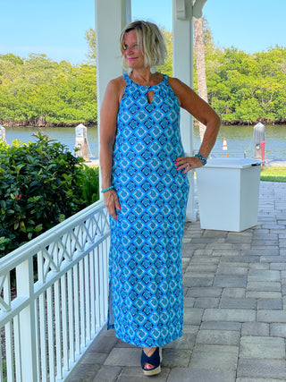 BAHAMA BLUE TURTLE KEYHOLE MAXI