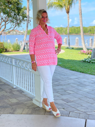 CANDY PINK TUNIC - Cathys Place