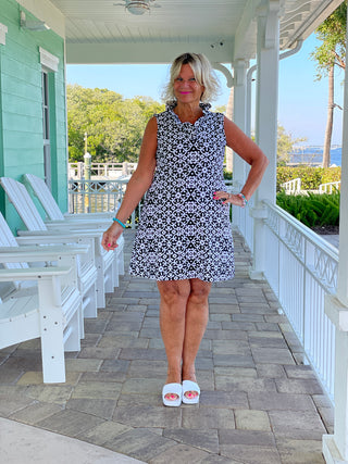 NAPLES DAY RUFFLE DRESS