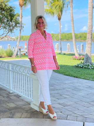 CANDY PINK TUNIC - Cathys Place