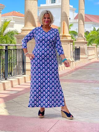 PINEAPPLE VACA ELBOW MAXI