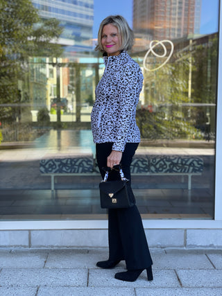 SNOW LEOPARD FULL ZIPPER - Cathys Place