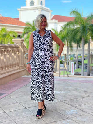 NAPLES DAY RUFFLE MAXI