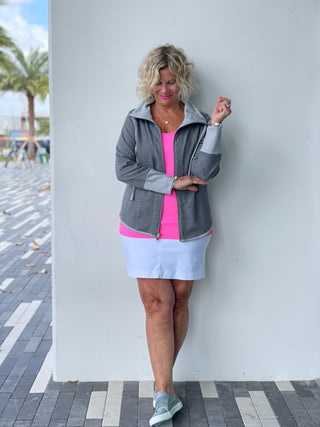 NAUTICAL DAY GRAY HOODED JACKET