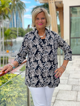 NAUTICAL  LANE TUNIC