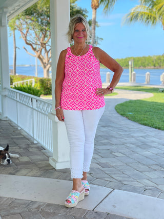 PINK DIAMONDS HALTER TOP