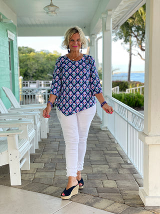 PINEAPPLE VACA ASYMMETRIC TOP