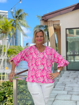 PINK LANE BELL SLEEVE