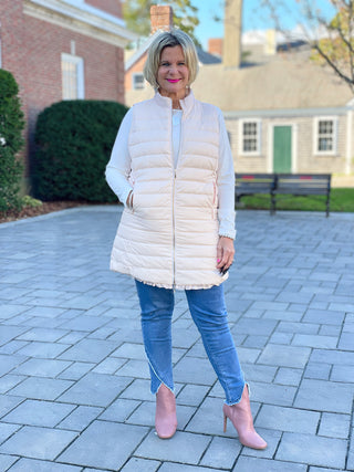 LULU-B BLUSH PUFFER VEST