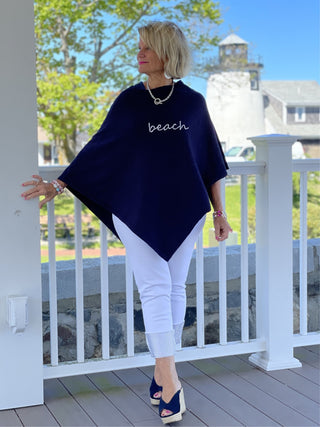 BOARDWALK BEACH PONCHO - Cathys Place