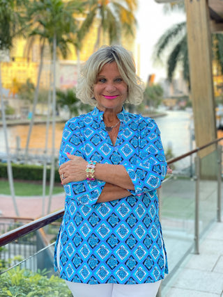 BAHAMA BLUE TUNIC