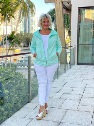 REVERSIBLE MINT JACKET