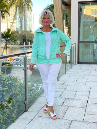 REVERSIBLE MINT JACKET