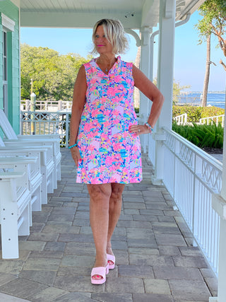 PICKLEBALL RUFFLE DRESS