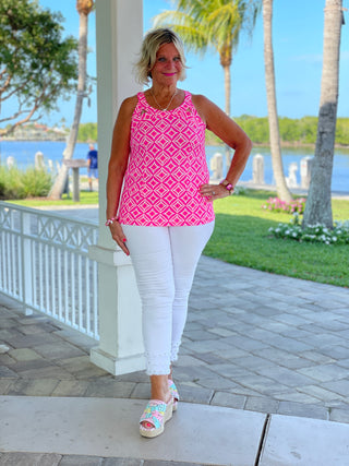 PINK DIAMONDS HALTER TOP