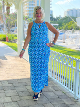 BAHAMA BLUE TURTLE KEYHOLE MAXI