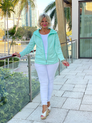 REVERSIBLE MINT JACKET