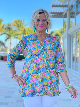 ISLAND GETAWAY TUNIC - Cathys Place