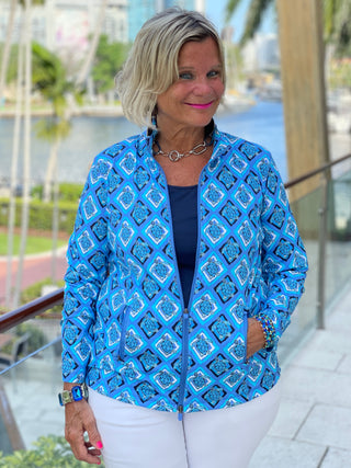 BAHAMA BLUE TURTLE FULL ZIPPER