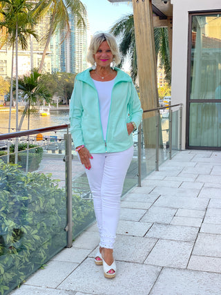 REVERSIBLE MINT JACKET