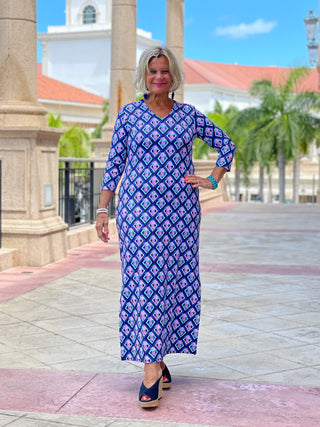 PINEAPPLE VACA ELBOW MAXI