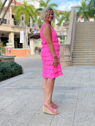 HOT PINK CHA CHA DRESS