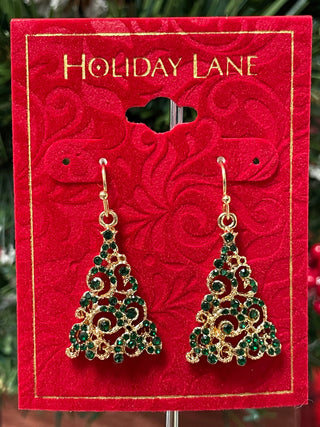 HOLIDAY CHRISTMAS TREEE EARRING - Cathys Place