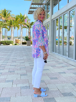 PINK PINEAPPLE TUNIC - Cathys Place